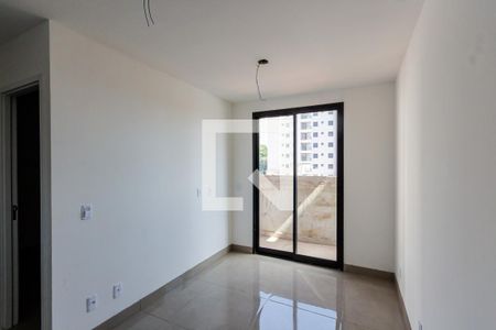 Sala e Cozinha de apartamento à venda com 2 quartos, 46m² em Campestre, Santo André