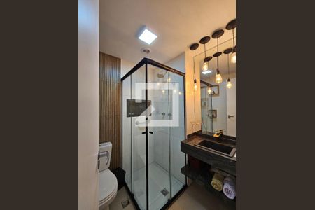 Banheiro de kitnet/studio à venda com 1 quarto, 22m² em Vila Mariana, São Paulo
