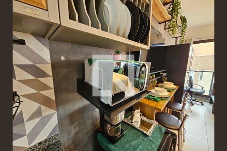 Cozinha de kitnet/studio à venda com 1 quarto, 22m² em Vila Mariana, São Paulo