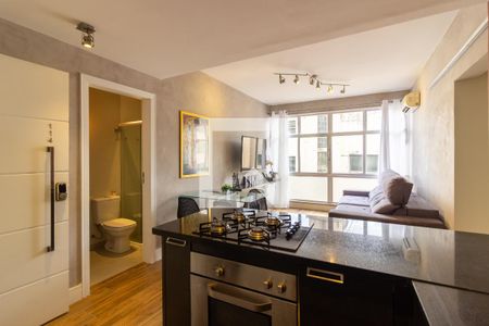 Sala/Cozinha de apartamento à venda com 3 quartos, 90m² em Cerqueira César, São Paulo