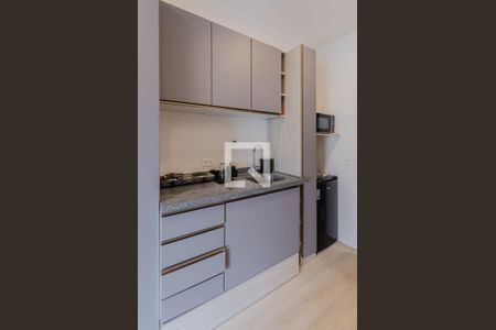 Cozinha de kitnet/studio à venda com 1 quarto, 27m² em Vila Mariana, São Paulo