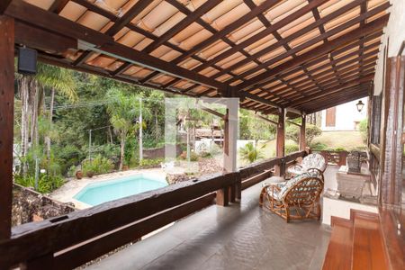 Varanda da Sala de casa de condomínio à venda com 3 quartos, 450m² em A Definir Em Campo, Nova Lima