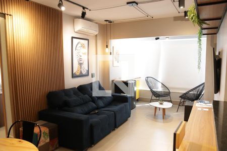 Sala de apartamento para alugar com 2 quartos, 65m² em Vila dos Alpes, Goiânia