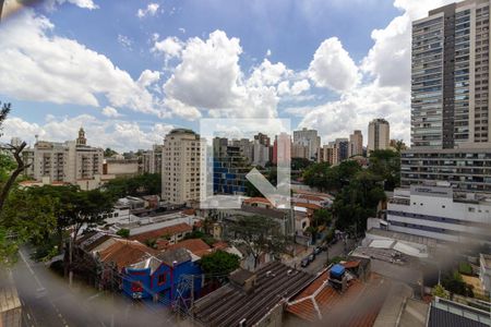 Vista da Sala de apartamento à venda com 2 quartos, 77m² em Cerqueira César, São Paulo