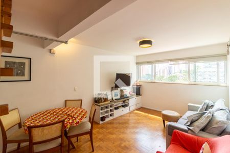 Sala de apartamento à venda com 2 quartos, 77m² em Cerqueira César, São Paulo