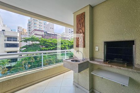 Varanda de apartamento para alugar com 4 quartos, 140m² em Balneário Cidade Atlântica, Guarujá