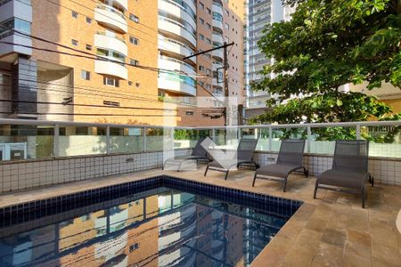Área comum - Piscina de apartamento para alugar com 2 quartos, 90m² em Canto do Forte, Praia Grande