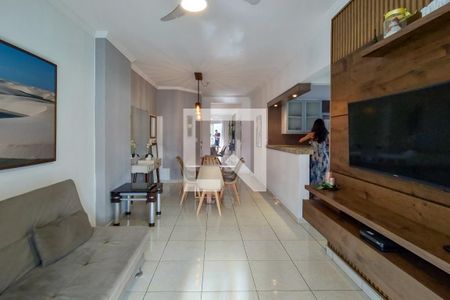 Sala de apartamento para alugar com 2 quartos, 90m² em Canto do Forte, Praia Grande