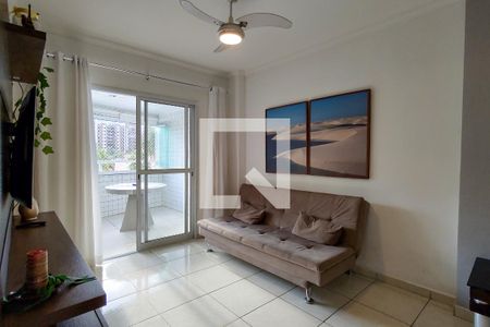 Sala de apartamento para alugar com 2 quartos, 90m² em Canto do Forte, Praia Grande