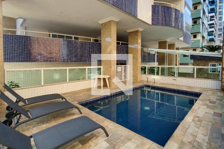 Área comum - Piscina de apartamento para alugar com 2 quartos, 90m² em Canto do Forte, Praia Grande