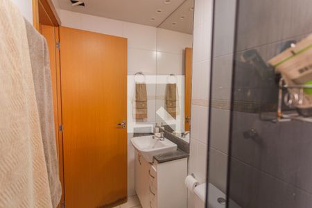 Banheiro da Suíte de apartamento à venda com 3 quartos, 95m² em Nova Granada, Belo Horizonte