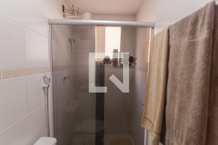 Banheiro da Suíte de apartamento à venda com 3 quartos, 95m² em Nova Granada, Belo Horizonte