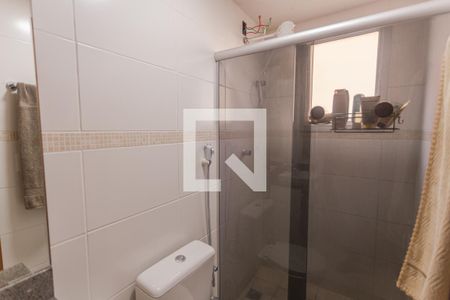 Banheiro da Suíte de apartamento à venda com 3 quartos, 95m² em Nova Granada, Belo Horizonte