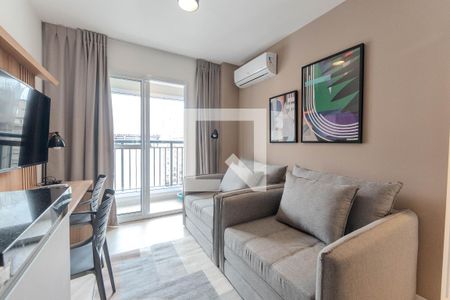 Sala de apartamento à venda com 1 quarto, 33m² em Paraíso, São Paulo