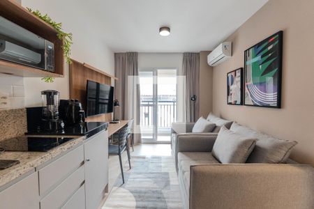 Sala de apartamento à venda com 1 quarto, 33m² em Paraíso, São Paulo