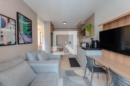 Sala de apartamento à venda com 1 quarto, 33m² em Paraíso, São Paulo