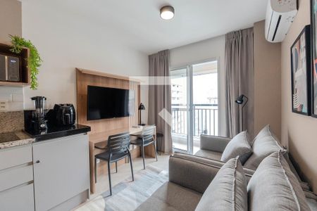 Sala de apartamento à venda com 1 quarto, 33m² em Paraíso, São Paulo