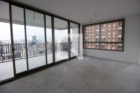 Sala e Cozinha de apartamento à venda com 3 quartos, 189m² em Vila Nova Conceição, São Paulo