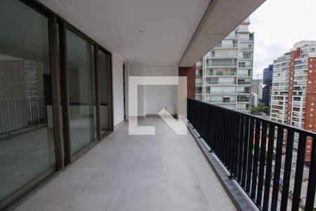 Varanda da Sala de apartamento à venda com 3 quartos, 189m² em Vila Nova Conceição, São Paulo