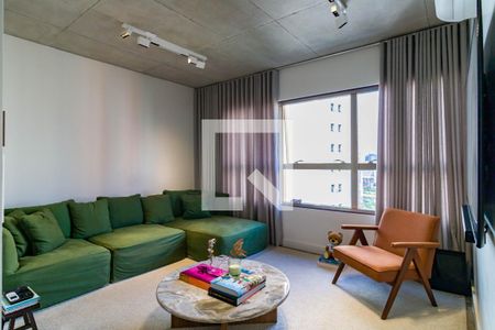 Sala de apartamento à venda com 2 quartos, 72m² em Jardim Fonte do Morumbi, São Paulo