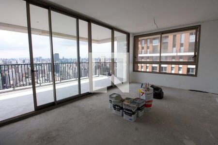 Sala/Cozinha de apartamento à venda com 3 quartos, 189m² em Vila Nova Conceição, São Paulo