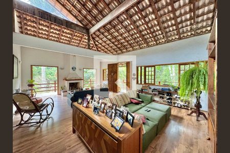 Sala de casa de condomínio à venda com 5 quartos, 5400m² em Vargem Pequena, Rio de Janeiro