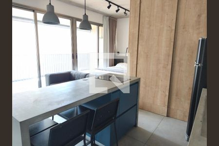 Cozinha de kitnet/studio para alugar com 1 quarto, 44m² em Vila Mariana, São Paulo