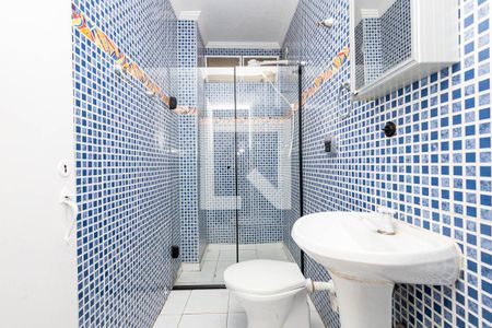Banheiro de apartamento para alugar com 1 quarto, 45m² em Cerqueira César, São Paulo