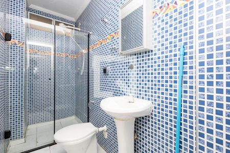 Banheiro de apartamento para alugar com 1 quarto, 45m² em Cerqueira César, São Paulo
