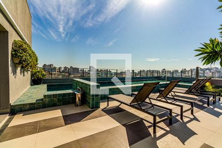 Área comum - Piscina de kitnet/studio à venda com 1 quarto, 27m² em Farroupilha, Porto Alegre