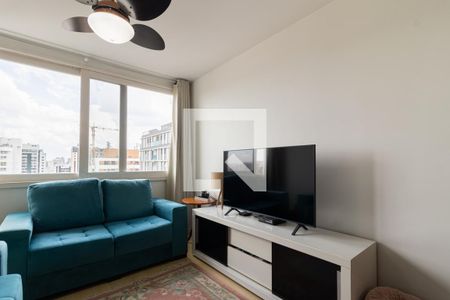 Sala de apartamento à venda com 3 quartos, 87m² em Moema, São Paulo