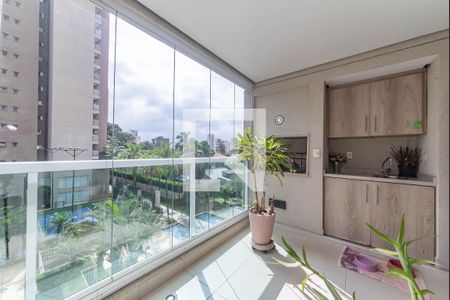 Varanda Sala de apartamento à venda com 3 quartos, 167m² em Cidade Monções, São Paulo