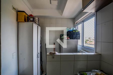 Cozinha e Área de Serviço de apartamento à venda com 2 quartos, 53m² em Vila Homero Thon, Santo André