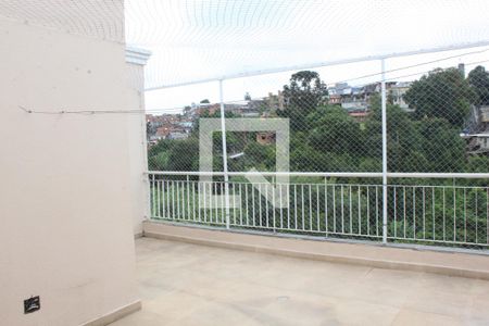 Varanda de apartamento para alugar com 3 quartos, 100m² em Parque Frondoso, Cotia