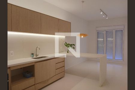 Sala/Cozinha de apartamento à venda com 1 quarto, 62m² em República, São Paulo