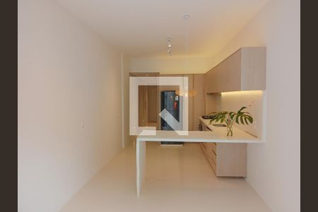 Sala/Cozinha de apartamento à venda com 1 quarto, 62m² em República, São Paulo