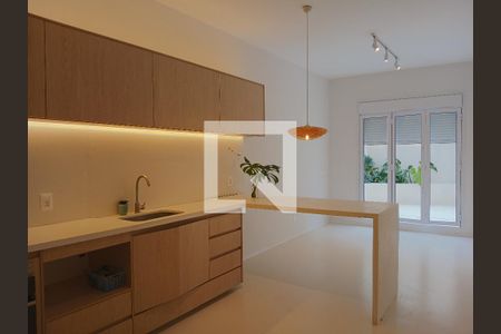 Sala/Cozinha de apartamento à venda com 1 quarto, 62m² em República, São Paulo