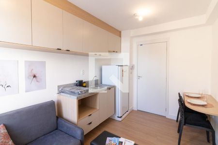 Sala/Cozinha de apartamento para alugar com 1 quarto, 27m² em Vila Butantã, São Paulo