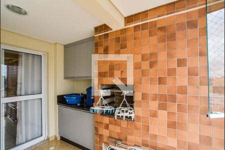 Varanda da Sala de apartamento para alugar com 3 quartos, 90m² em Vila Pires, Santo André