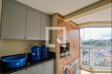 Varanda da Sala de apartamento para alugar com 3 quartos, 90m² em Vila Pires, Santo André