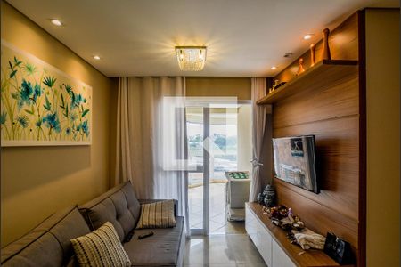 Sala de apartamento para alugar com 3 quartos, 90m² em Vila Pires, Santo André