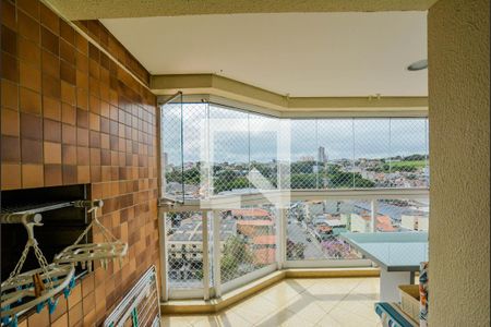 Varanda da Sala de apartamento para alugar com 3 quartos, 90m² em Vila Pires, Santo André