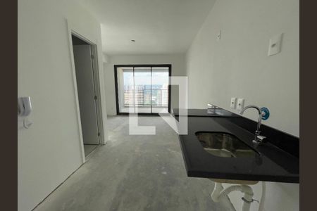 Sala/Cozinha de apartamento à venda com 1 quarto, 28m² em Pompeia, São Paulo