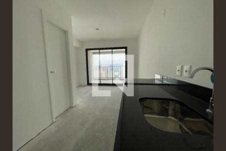 Sala/Cozinha de apartamento à venda com 1 quarto, 28m² em Pompeia, São Paulo