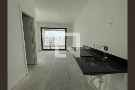 Sala/Cozinha de apartamento à venda com 1 quarto, 28m² em Pompeia, São Paulo