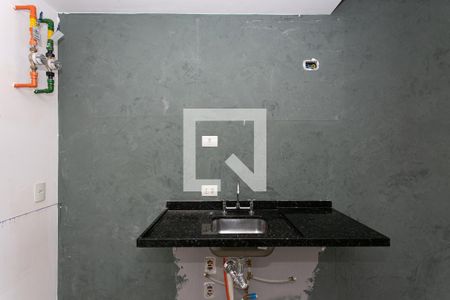 Cozinha de apartamento para alugar com 1 quarto, 25m² em Vila Zilda, São Paulo