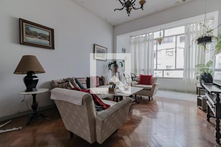 Sala de apartamento à venda com 3 quartos, 123m² em Copacabana, Rio de Janeiro