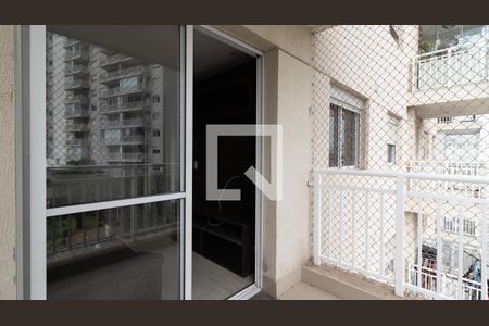 Sacada da Sala de apartamento à venda com 1 quarto, 34m² em Jardim Santa Teresinha, São Paulo