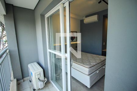 Varanda de kitnet/studio para alugar com 1 quarto, 24m² em Belenzinho, São Paulo