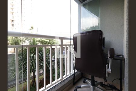 Varanda da Sala de apartamento para alugar com 2 quartos, 50m² em Vila Andrade, São Paulo